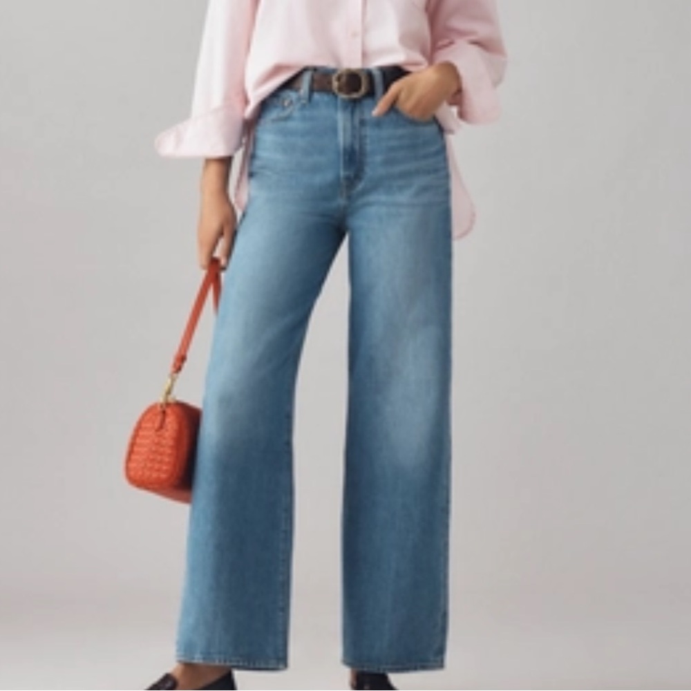 LEVI'S RIBCAGE HIGH-RISE WIDE-LEG JEANS